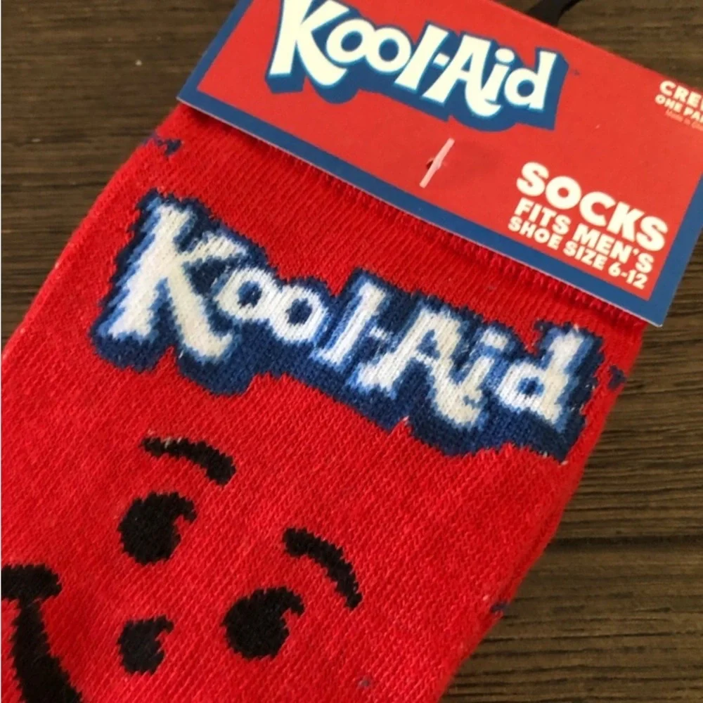 Kool-Aid men’s crew socks size 6-12
